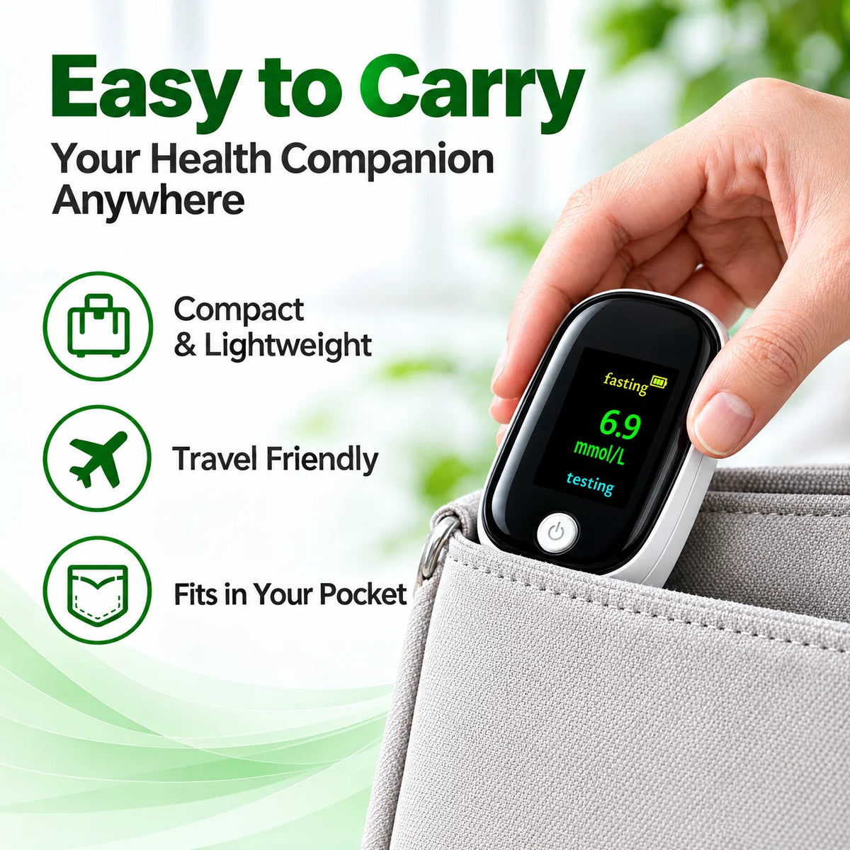 Non-Invasive Fingerstick Blood Glucose Meter