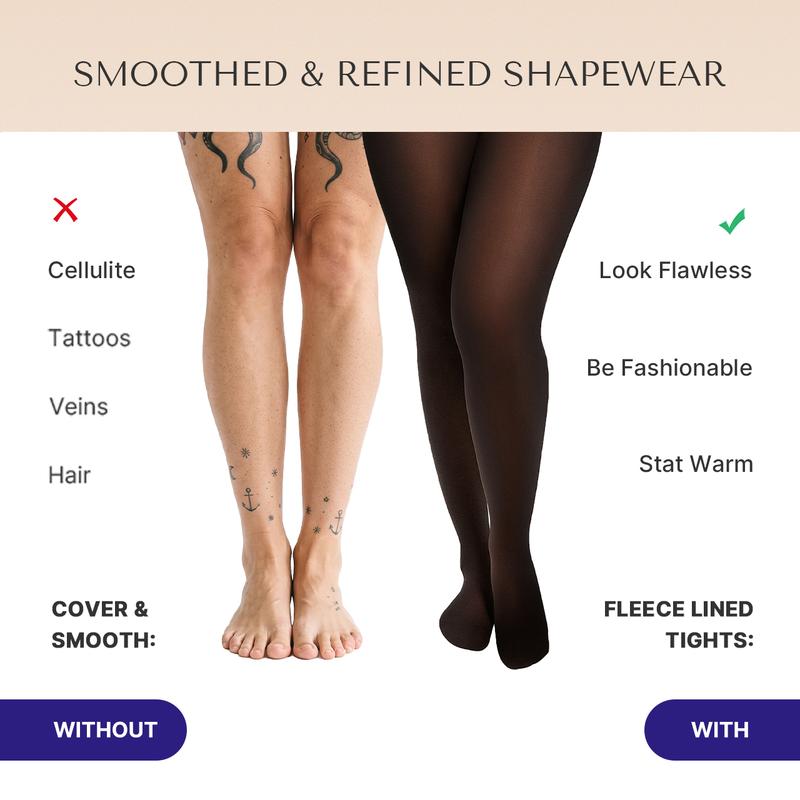 Fleece Lined Tights Bodysuit