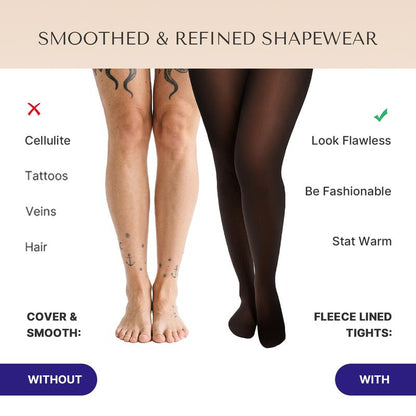 Fleece Lined Tights Bodysuit